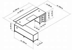 Image result for Office Table Size