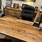 Image result for Rustic Computer Desk with Shelves