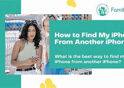 Image result for How to Use Find My iPhone On Another Phone