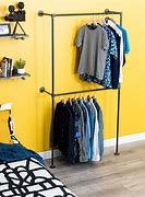Image result for Corner Hanging Clothes Rack