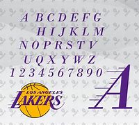 Image result for Lakers Font