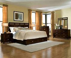 Image result for Dark Wood Bedroom Furniture