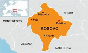 Image result for Kosovo Map Outline