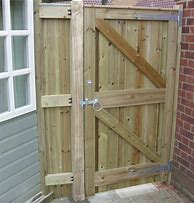 Image result for Wooden Side Gates for Houses