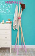 Image result for Wooden Double Coat Stand Hanger