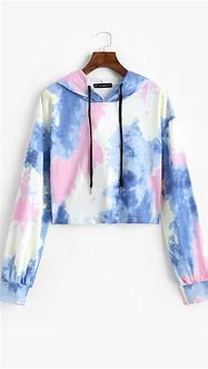 Image result for Tie Dye Cropped Hoodie