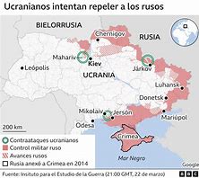 Image result for War in Ukraine Latest Map