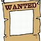 Image result for Wanted ClipArt