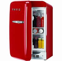 Image result for red compact fridge
