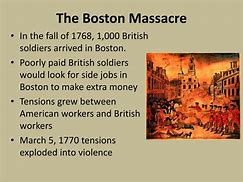 Image result for Boston Massacre March 5 1770