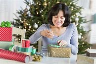 Image result for Old Woman Opening Gift
