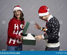 Image result for Adult Opening Christmas Presents