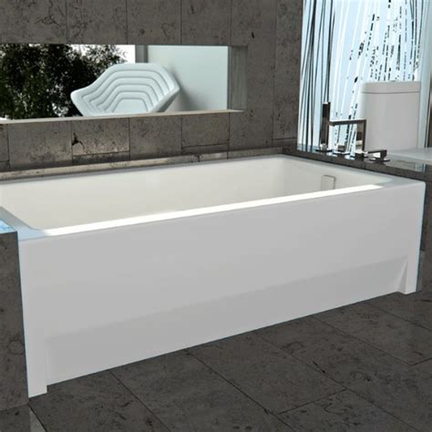 Alcove Tub   Bathtub with Skirt & Flange for 3 Wall Alcove