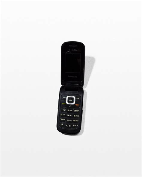 TE066 Black Samsung Flip Phone Prop Rental   ACME Brooklyn