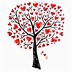 Image result for Red Clip Art Heart Tree