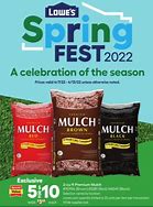 Image result for Lowe's Mulch Sale 4 for 10