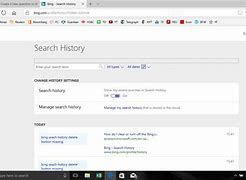 Image result for Clear Bing Search History Safari