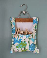 Image result for Square Clothespin Bag Using Pant Hanger with Clips