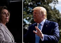 Image result for Trump and Nancy Pelosi Image