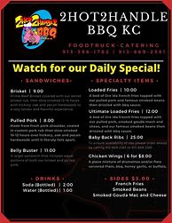 Image result for BBQ Food Truck Menu Prices