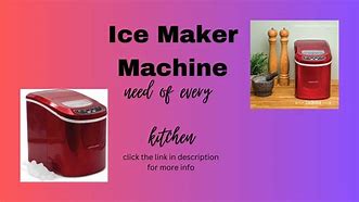 Image result for Clear Ice Cube Maker