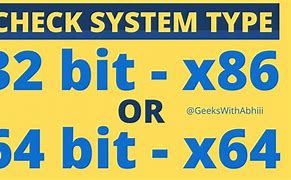 Image result for Is My Laptop 32-Bit or 64-Bit