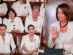 Image result for Pelosi and Democrats at Podium