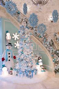 Image result for Blue Christmas Decorations