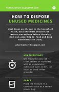 Image result for How to Dispose of Unused Medicine FDA