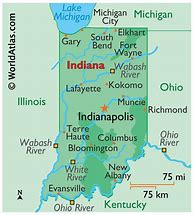 Image result for Indiana County Travel Map