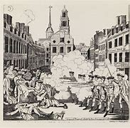 Image result for Boston Massacre 1770 Drawing