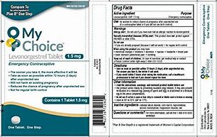 Image result for My Choice Emergency Contraceptive 1 Tablet