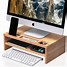 Image result for Computer Desk with Monitor Shelf