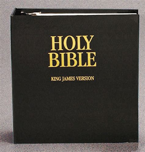 SHOPtheWORD   KJV Loose Leaf Bible w/Three Ring Binder  Bibles