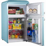Image result for mini refrigerator freezer retro style