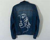 Image result for Custom-Painted Denim Jacket