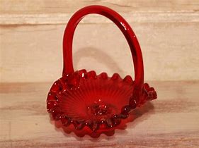 Image result for Fenton Art Glass Baskets