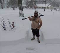 Image result for Funny Shoveling Snow