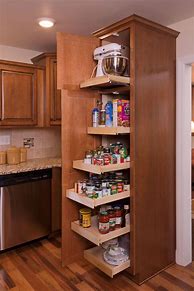 Image result for Home Depot Kitchen Pantry Cabinets Oak