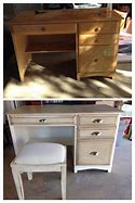 Image result for How to Redo a Desk with Turquoise