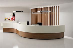 Image result for Curved Reception Desk Design