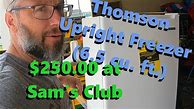 Image result for Thomson Upright Freezer Review