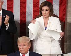 Image result for Nancy Pelosi Torm State of Union Speech