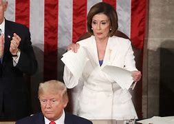 Image result for Nancy Pelosi White Suit State of the Union