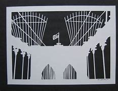 Image result for Brooklyn Bridge Being Built