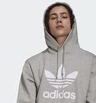 Image result for Adidas Grey Green Cropped Hoodie