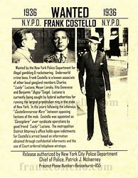 Image result for Mafia Wanted Posters