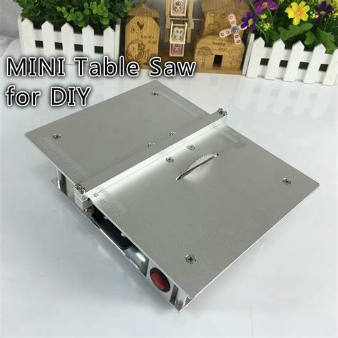 Micro Mini Table Saws Pcb Acrylic Cutting Machine Simple Metal Model  