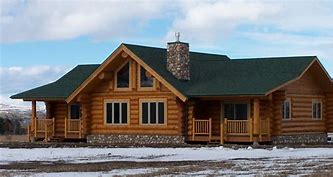 Image result for Double Wide Log Homes