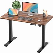 Image result for Small Adjustable Height Computer Desk